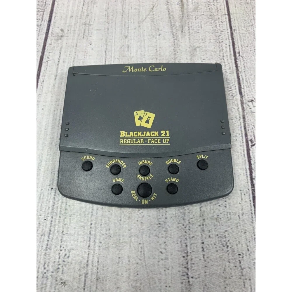 Vintage RADICA MONTE CARLO Blackjack 21 Regular Face Up 2255GB - No Back Cover